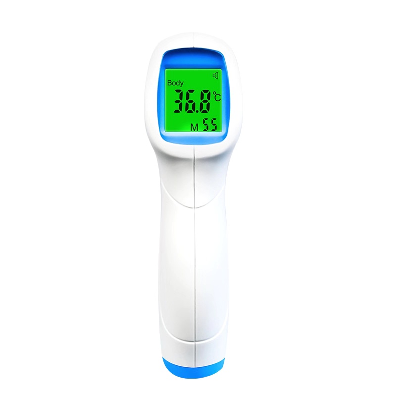 Máy đo nhiệt độ hồng ngoại kỹ thuật số cho trẻ em LCD Loại súng không tiếp xúc IR Trán kiểm tra nhiệt độ bề mặt cơ thể